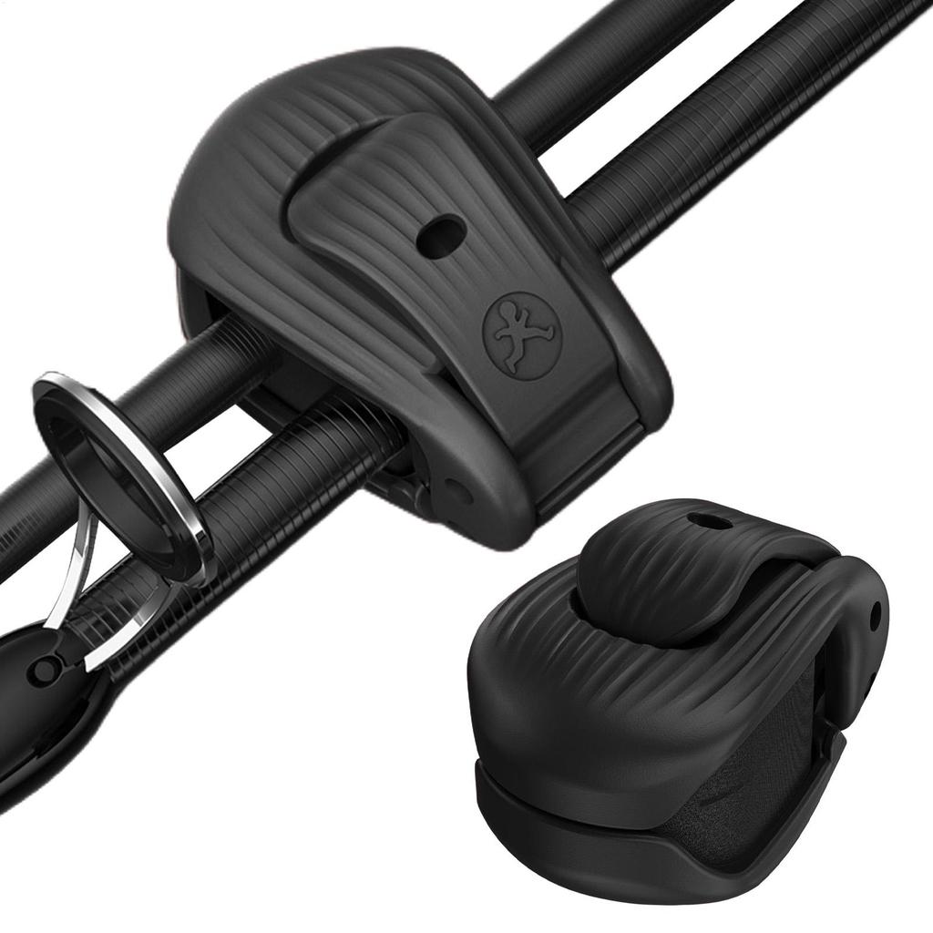 2 Stück Universeller tragbarer Angelrutenhalter Verstellbare Klemme für Ufer-, Boots-, Kajak-, Steg- und Strandfischerei