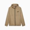 Puma Ess Solid Windbreaker Men' Hooded Jacket Beige 84748467 R