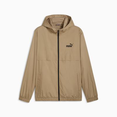 Men' Hooded Jacket Puma Ess Solid Windbreaker Beige 84748467 R
