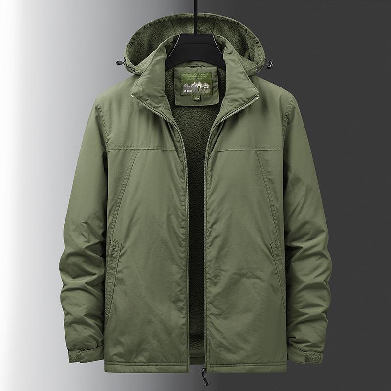 2025 Down Jacket Men's White Duck Down Hooded Outdoor Leisure Couple Workwear Thickened Warm Loose Versatile Jacket