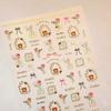 Beach Shell Swim Ring Bikini Watermelon Cat Ice Cream Crab Sunglass Coconut Tree Flowers Fruits Nail Art Stickers Decals