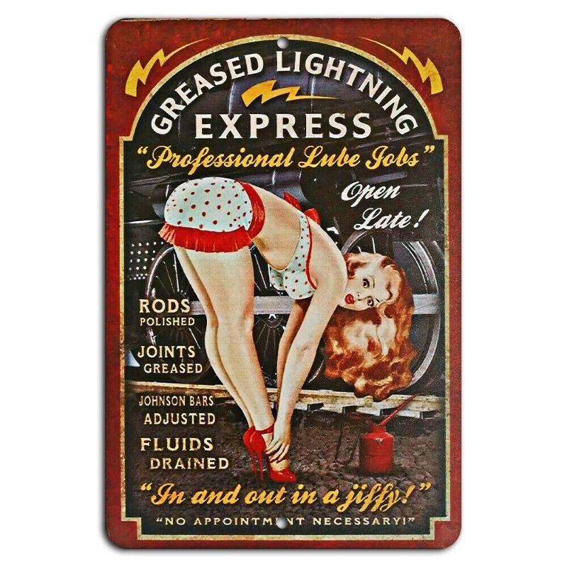 Decorative Retro Metal Logo Panel Plate