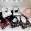 Spicy Girl Rivet Shoulder Bag Metal Stud Bucket Bag Casual Y2k Underarm Bag  Girl
