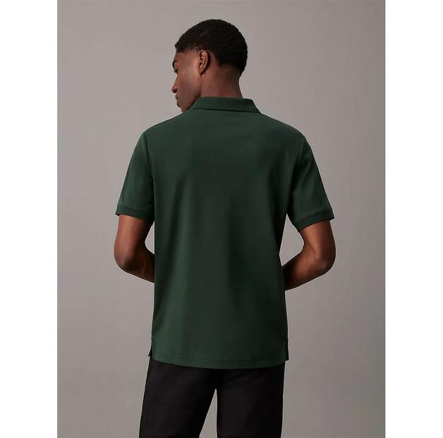 Calvin Klein Smooth Cotton Slim поло с короткими рукавами