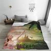 Wicked Musical Movie 2024 Blankets Fleece Print Relax Soft Throw Blankets for Bedding Bedroom Plush Thin Quilt
