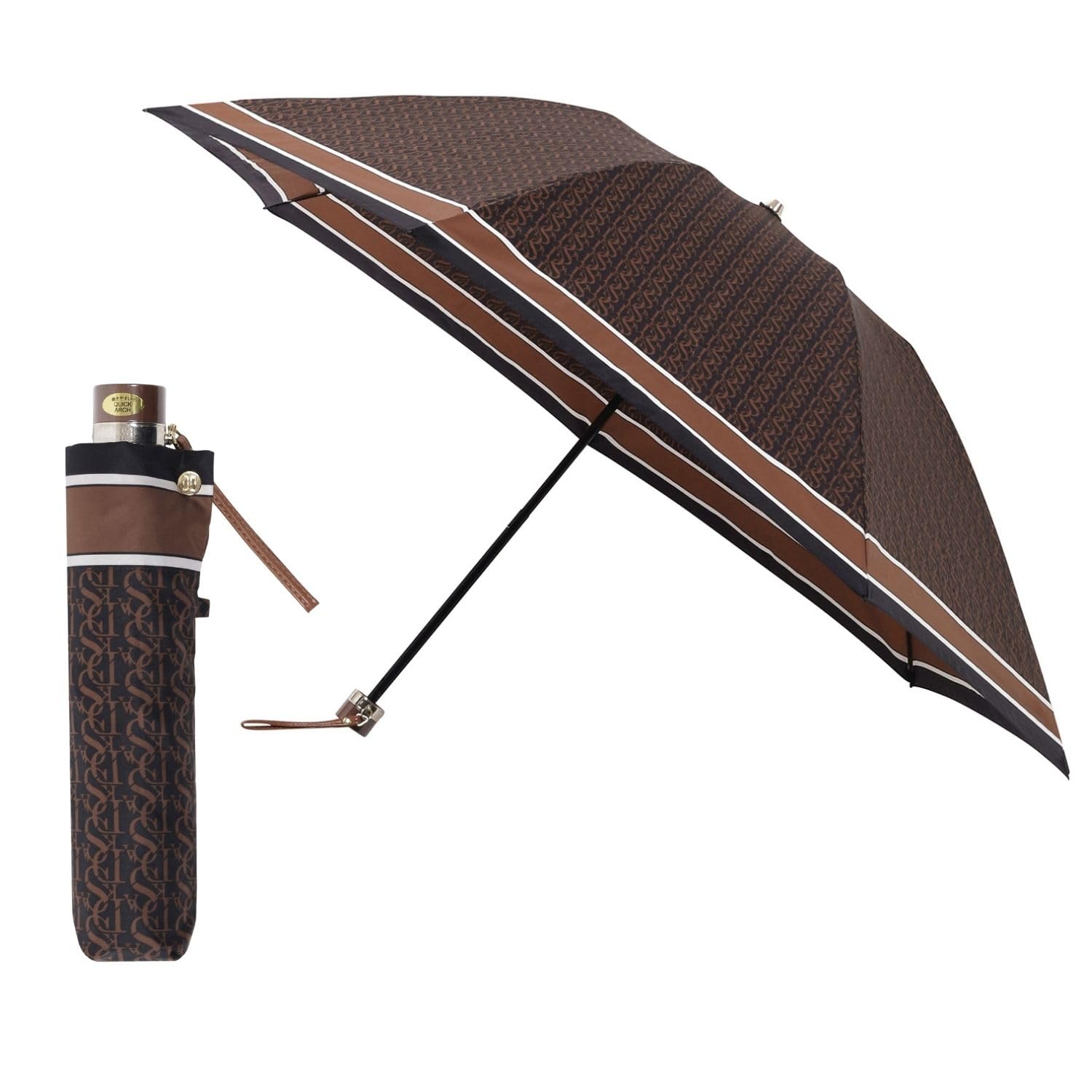 

Зонт женский складной Moonbat для поездок на работу и твил с монограммой Утки , прочный, школьный, с принтом, черный, 21-125-11276-02 чёрный