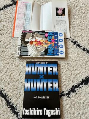 HUNTER Vol.1 First 1st Print edition Japanese Comic Manga SHUEISHA 1998