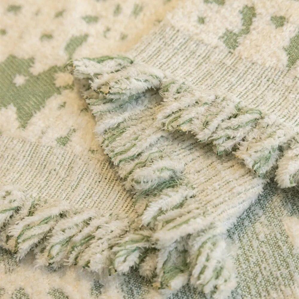 Nordic Throw Blankets for Sofa Bed Single Four Season Plush Sofa Cover Dust Anti-cat Scratch Protection Cover Two-seat Sofa