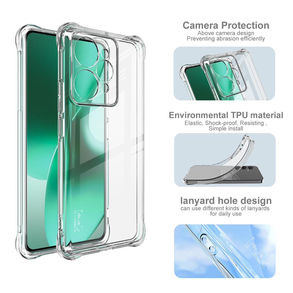 For Realme 15 Pro 5G Global Phone Case IMAK Shock-resistant Soft Case