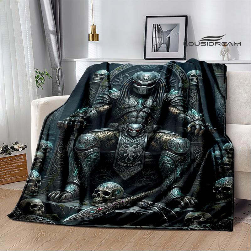 AVP Alien Vs Predator Blanket Picnic Blanket Warm Blankets Outdoor Blanket Home Bed Linings Blankets for Beds Birthday Gift