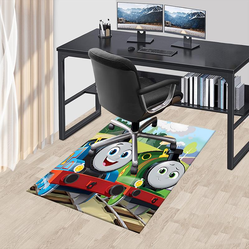 1pc Thomas Friends Adventure Carpet for Playroom Bedroom Living Room Sofa Home Decor,kids Game Area Rug Non-slip Floor Mat Y73046