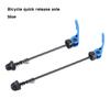 2 Pcs Front Rear Bike Axles Wheel Hub Skewers Bicycles Quick Release Lever
