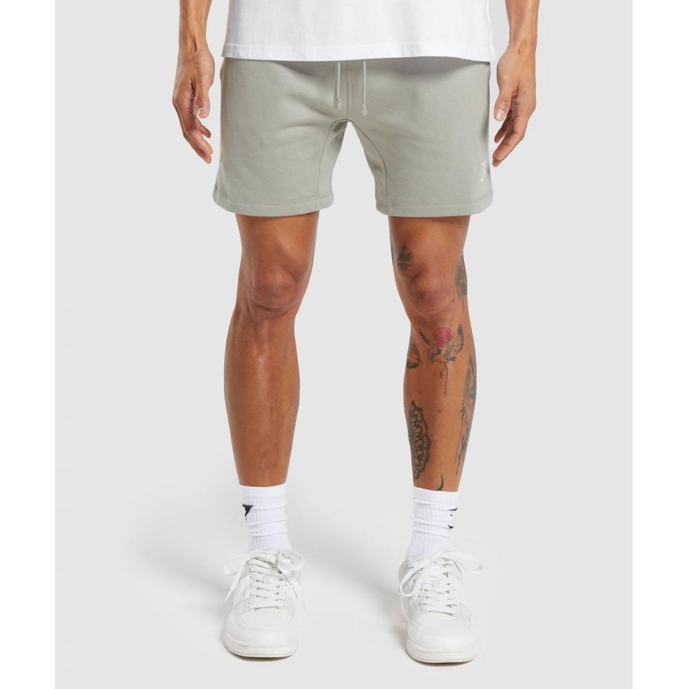 

Gymshark Crest 7 шорты Stone Grey A2a1s Gb7s