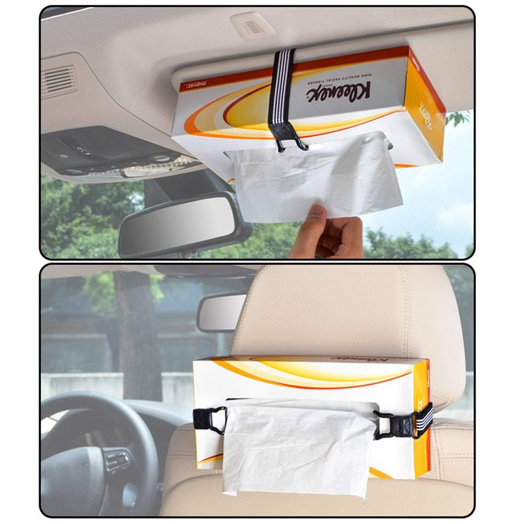 Tissue Holder Strap For Car Car Strap For Napkin Box Car / Headrest Fixing Straps For Facial Tissues Car Interior Accessories