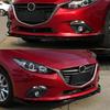 Car Front Bumper Lip Body Kit Lower Splitter Body Kit For Mazda 3 Axela 2014-2018 Glossy Black