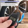 Mini Keychain Style Tire Gauge Digital Lcd Display Car Tire Air Pressure Tester Meter Auto Car Motorcycle Tire Safety Alarm