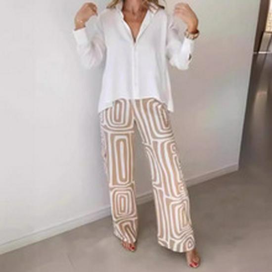 2023 Trendy European & American Celebrity Long Sleeve Round Neck Metal Buckle Women's Top