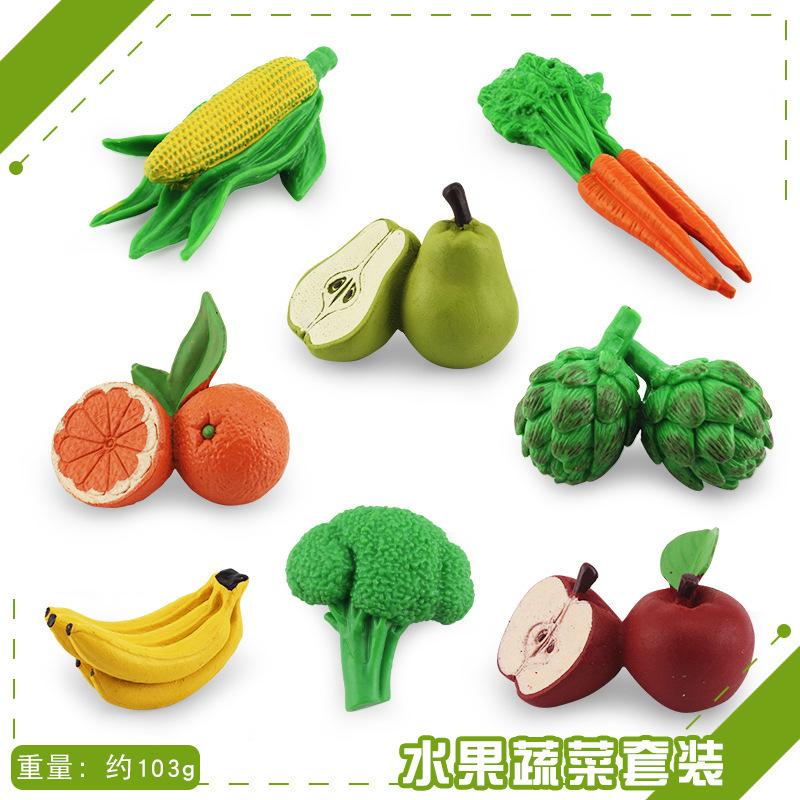 

Набор для моделирования фруктов и овощей Яблоко Апельсин Банан Морковь Кукуруза Брокколи Модель Игрушка