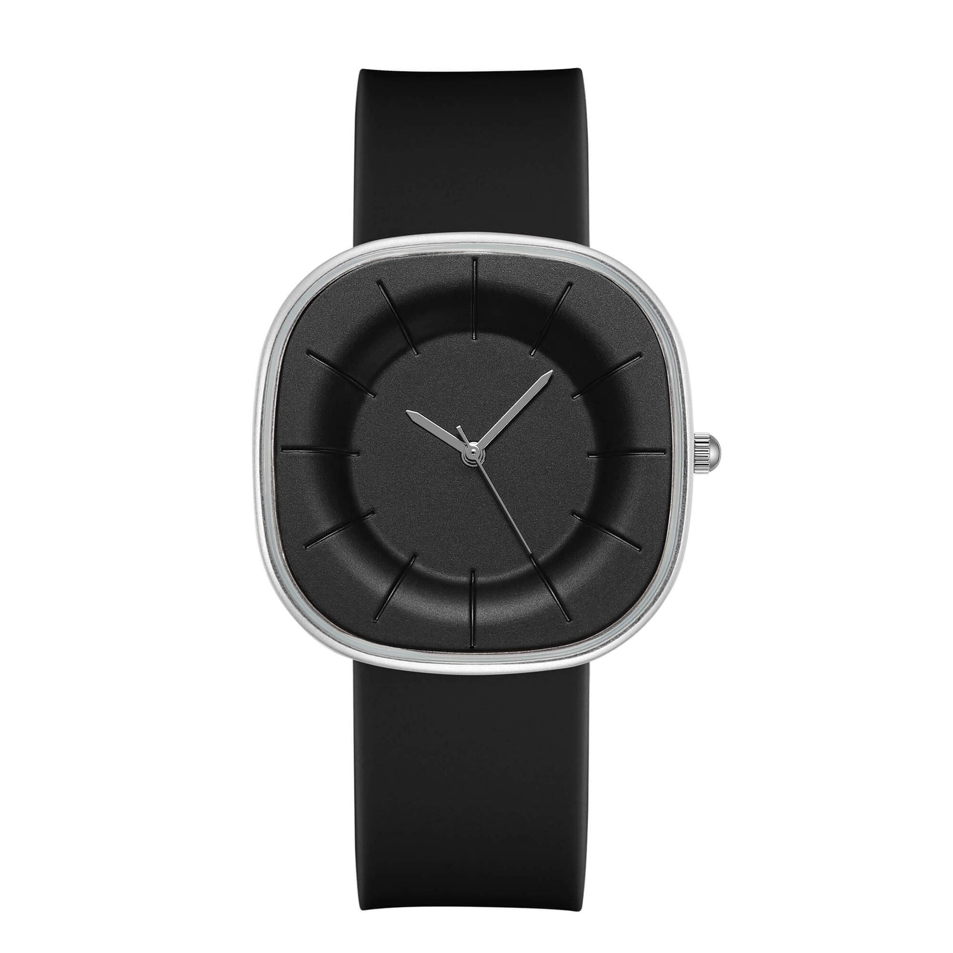 Japanese Minimalist High-Value Creative Student Niche High-End Women S Sugar Cube Silicone Watch