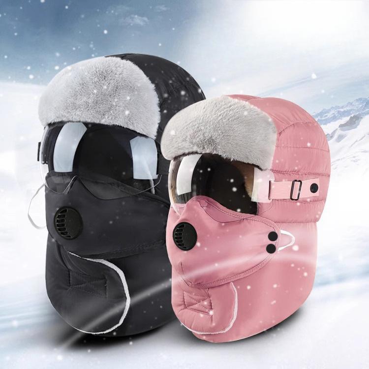 New Lei Feng Hat for Men and Women In Winter Cold Protection Ear Protection Northeast Outdoor Cycling Windproof Warmth Plush Velvet Thickened Hat