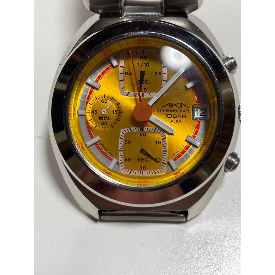 SEIKO ALBA AKA 10BAR chronograph operation confirmed