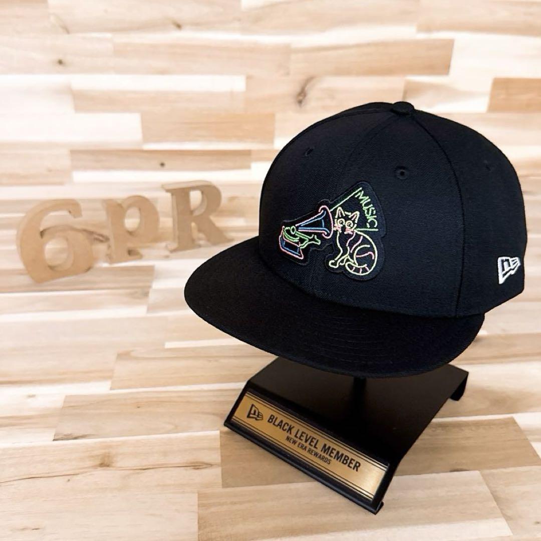 

[USED] Extremely Rare New Era x Tokyo Incidents Limited Edition Neon Cap, Ringo Shiina, Black