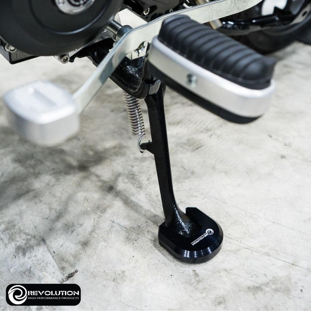 REVOLUTION Side Stand Support for Honda Super Cub C125 JA48 JA58 (Silver)