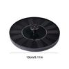 1.2W/1.4W 5LED Solar Bird Bath Fountain Pump with 7 Nozzle Solar Powered Fountain Pump for Bird Bath Garden Pond Pool Outdoor