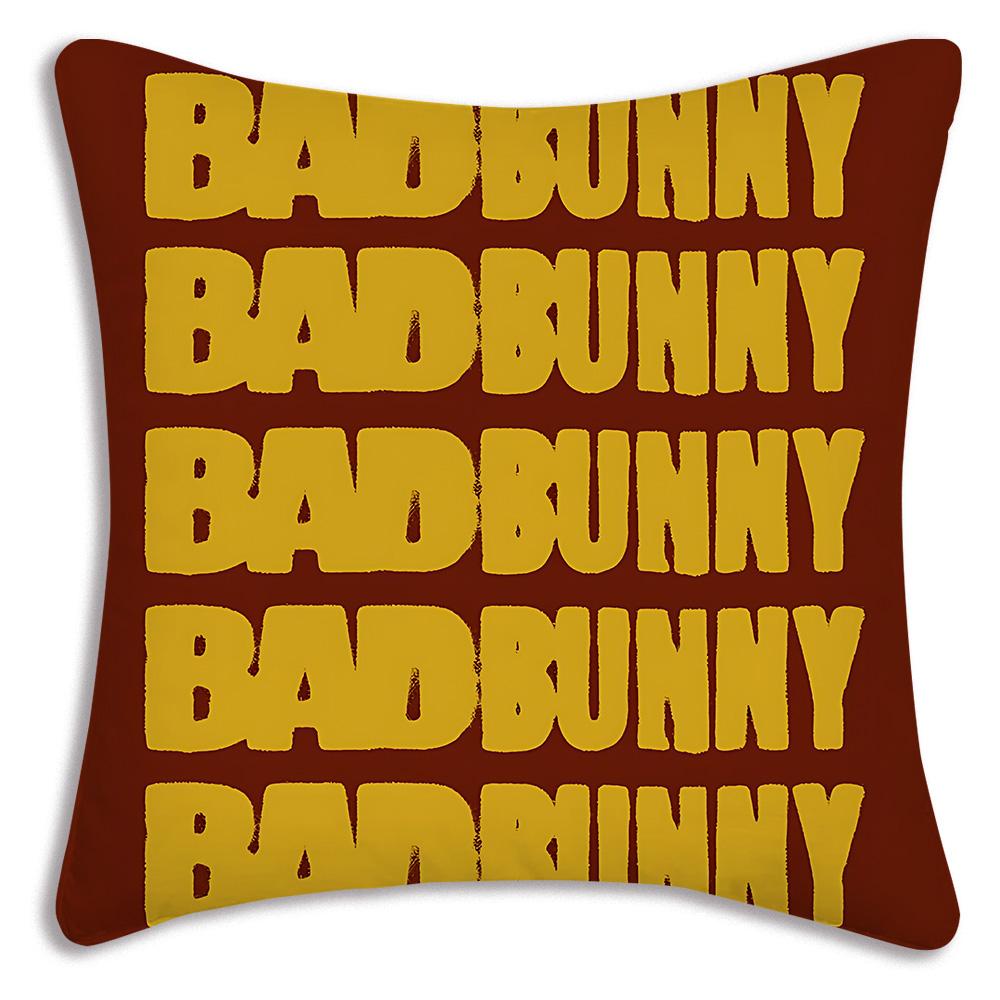 Fashion B-Bads B-Bunnys Art Pillow Covers Cartoon Sofa Decorative Home Double-sided Printing Short Plush Cute Cushion Cover