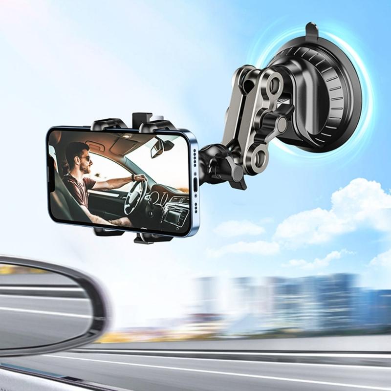Universal Phone Mount for Car Center Console Stack Super Adsorption Holder On-board Suck Support Clamp Bracket Hand-Free