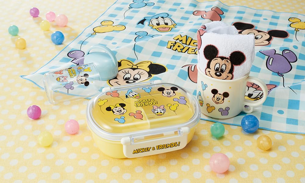 Szkieletor Mały Pojedynczy Lunch Idealny do Wypełniania Wyprodukowano w Disney Mickey Friends Balon QAF1AG68950 Pudełko dla Dzieci, Poziom, 270ml, Kształt Kopuły, Lunchy dla Dzieci,