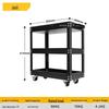 Deli 3-Tier Multifunctional Tool Cart