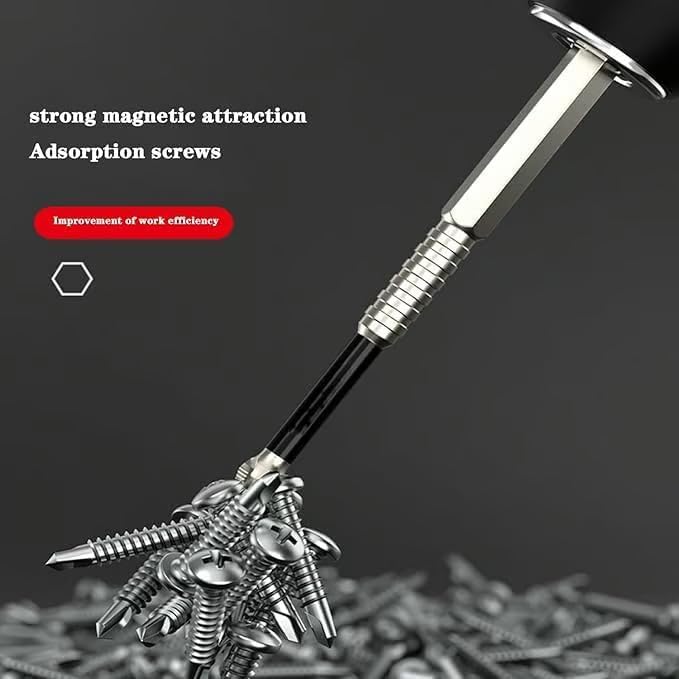 High Magnetic Screwdriver Drill Bit Set, Anti-Slip Drill Bit Set, 25 50 65 70 90 150mm, Universal Electric Alloy Steel Screwdriver Set (A 12pcs)