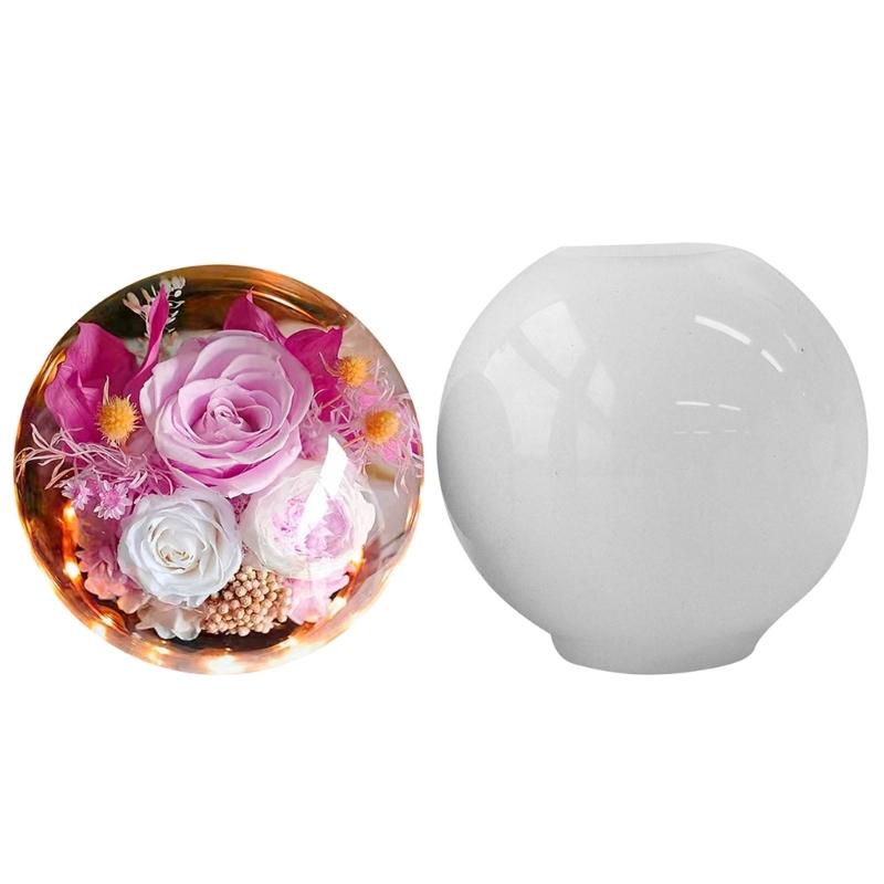 

Silicone Crafting Mold Candle Moulds Resin Art Moulds Sphere Shape Craft Molds Candle Making Molds for Hand-Making