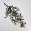 DIY Eucalyptus Pansy Multicolor Simulation Eucalyptus Leaves New Plants Wreath  Home Decoration