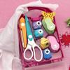 Punching Tool Hole Punch Set Flower Embossing Art Projects Embossing Machine Set Manual Educational Star Puncher Birthday Cards