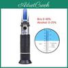 Alcohol 025 Refractometer Atc Handheld 040 Brix Sugar Grape Juice Concentration Meter