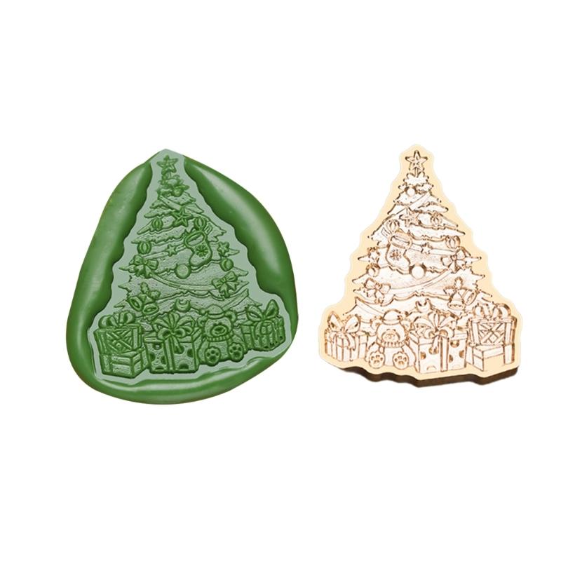 Christmas Seal Stamp Head Replacement, Embossed Seal Stamp Head for Seal Envelope, Invitations Scrapbooking Decoration