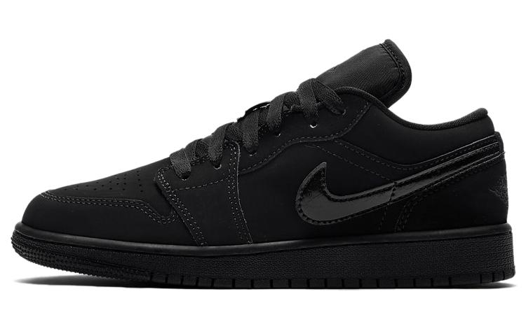Jordan 1 Low GS Triple Black 553560-056 37.5