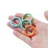5Pcs/Lot Colorful Metal O Ring Spring Clasp Openable Round Carabiner Keychain Clips Hook Dog Chain DIY Jewelry Buckle Connector