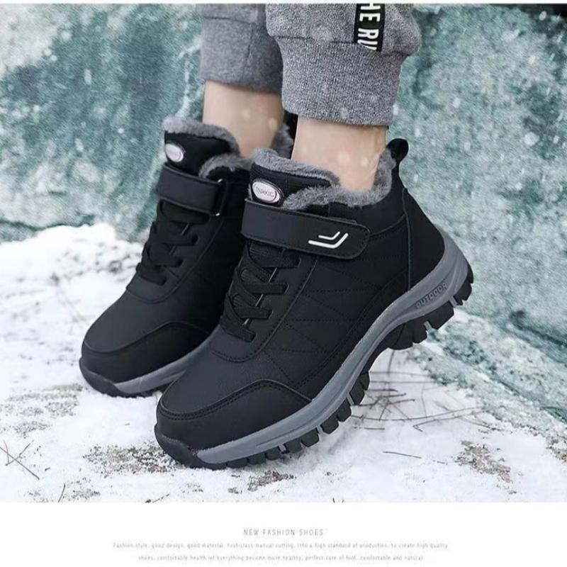 Winter Plus Velvet Men Shoe Warm Snow Boots High Top Outdoor Thick-soled Shoes Men Casual Shoes Man Cotton Shoes Botines Botas