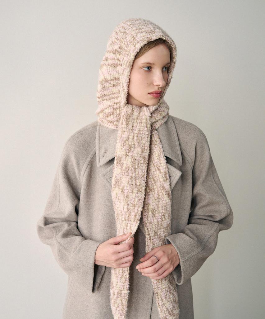 Deuloupisumeon Boucle Tie Muffler Balaclava [Mixed Pink]