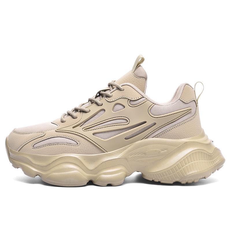 Autumn and winter large size 48 sports shoes thick sole heightening men's shoes foreign trade trend versatile light casual dad shoes men