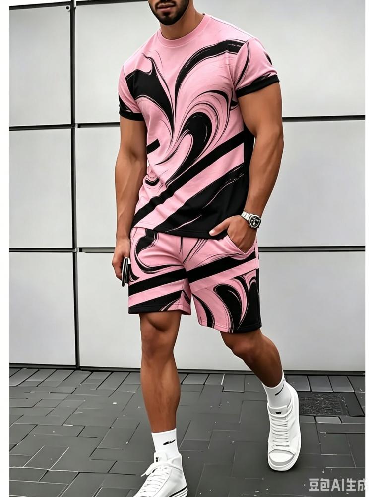 

Men s Casual Sportswear Set L