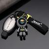 PU Car Key Case Cover Shell Fob For Mercedes Benz A B C E Class GLS GLA GLK GLC CLS CLA AMG W204 W205 W212 W463 W176 Keychain PD1