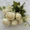 Artificial Flower Wedding Decor With Diamond Accents For Photography And Home Styling