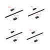 M 8 Thread Extension Rod 12mm Diameter Extension Poles Stabilizer Accessory for Tripods and Motorcycle Mounts