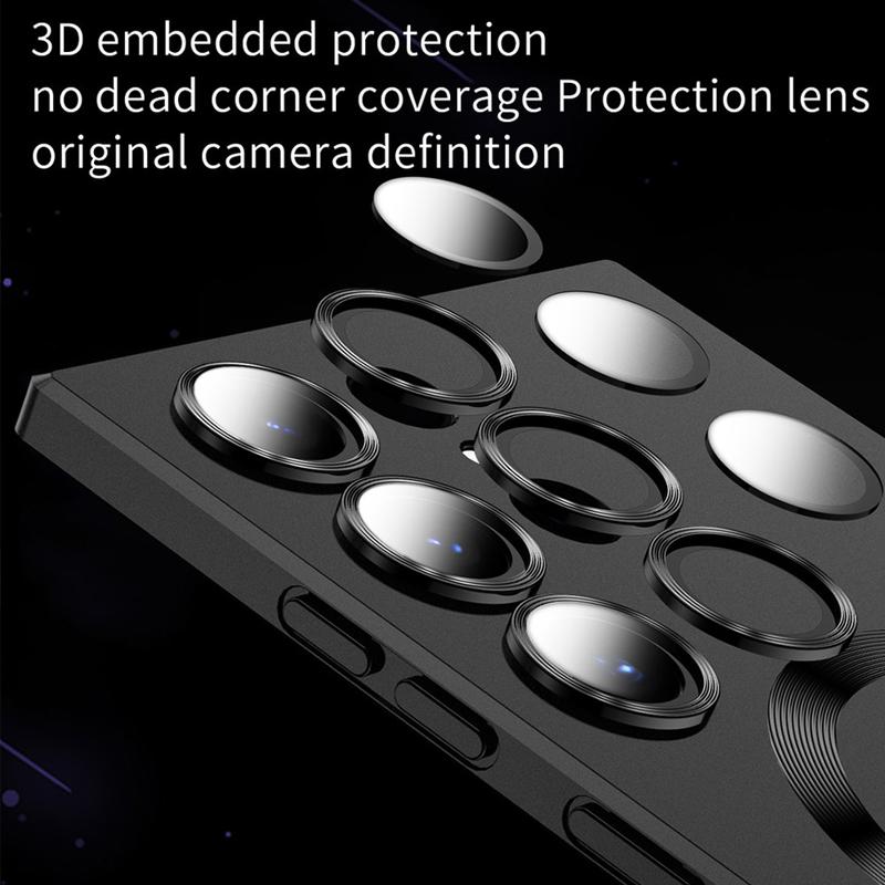 Luxury For Magsafe Magnetic Case For Samsung Galaxy S25 FE S24 S23 S22 Ultra S21 Plus S25 Edge Wireless Charge Shockproof Cover