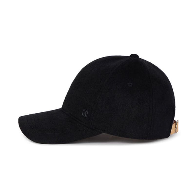VARZAR VA Square Wool Ball Cap Black