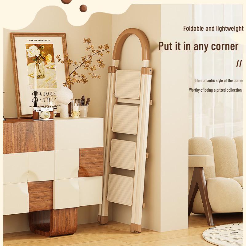 Πολυλειτουργική Τηλεσκοπική Σκάλα Α-Πλαισίου Διπλής Χρήσης από Ανθρακούχο Χάλυβα & Πτυσσόμενη Κρεμάστρα Ρούχων Εσωτερικού Χώρου